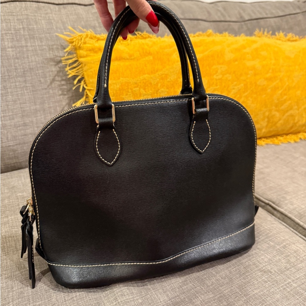 Dooney & Bourke Black Satchel Bag - Picture 2 of 10